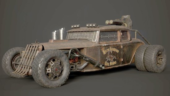 Vehicle Texturing in Substance Painter: From Clean to Mean thumbnail