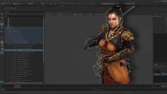 Character Rigging in Maya for Game Production thumbnail